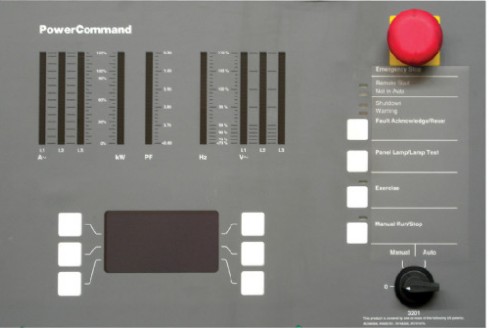 发电机组控制面板